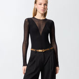 Body con trasparenze 106320A34B Z99 PINKO 