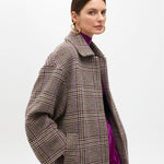Cappotto a quadri MF2501002 25N MAITE 