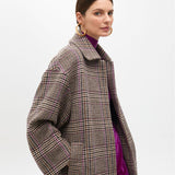 Cappotto a quadri MF2501002 25N MAITE 