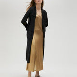 Cardigan lungo in maglia