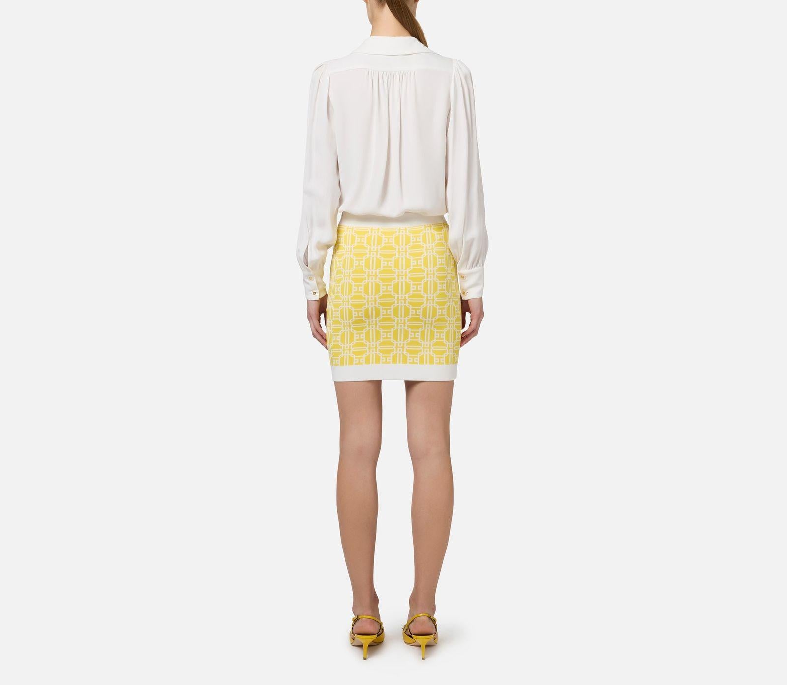 Camicia con charms collana - Elisabetta Franchi CA09346E2 360 ELISABETTA FRANCHI 