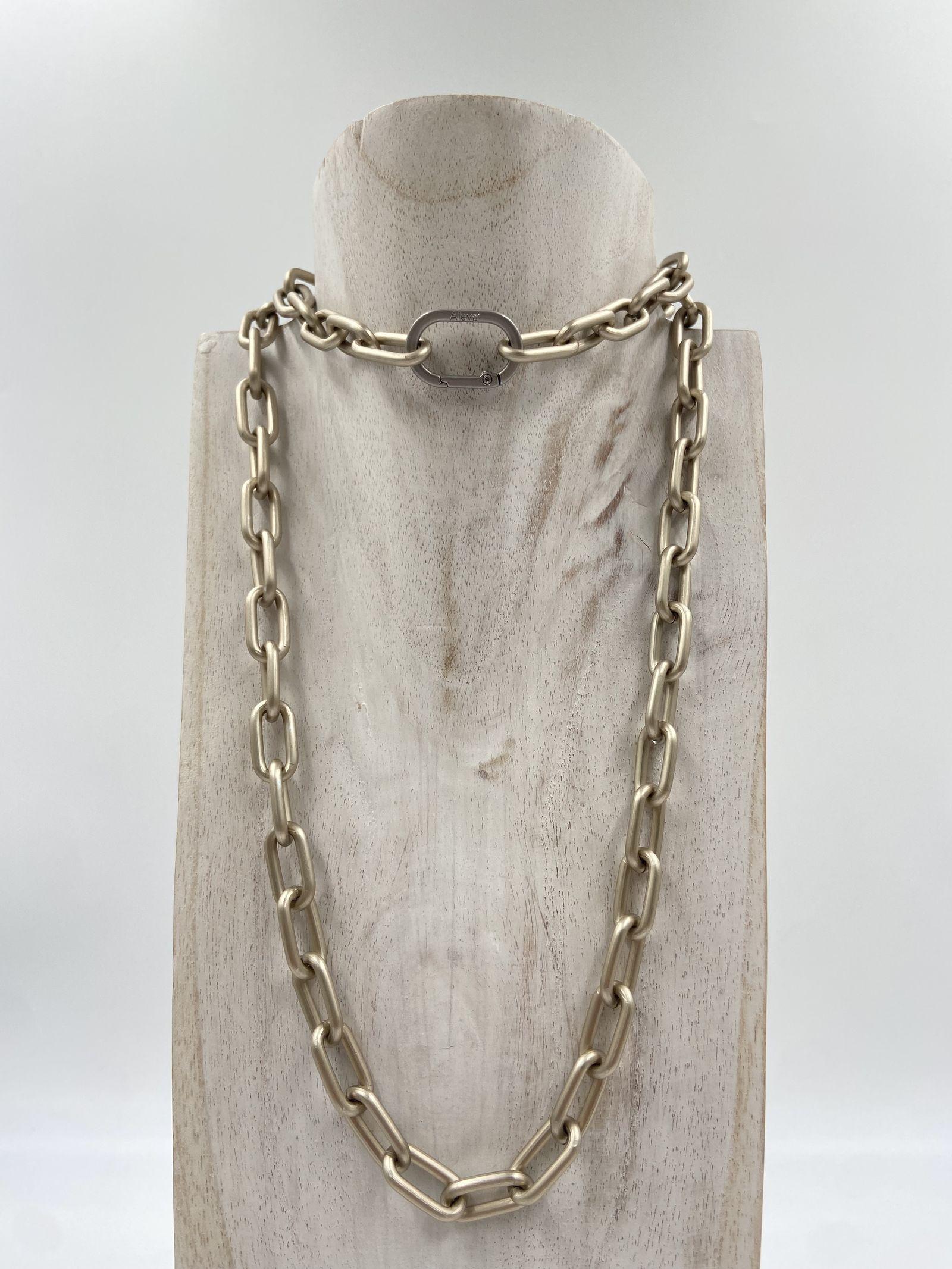 Collana Sorrento Slim Argento Opaco - Alevà SORRENTOSLIMXL ARGENTOOPACO ALEVA' 