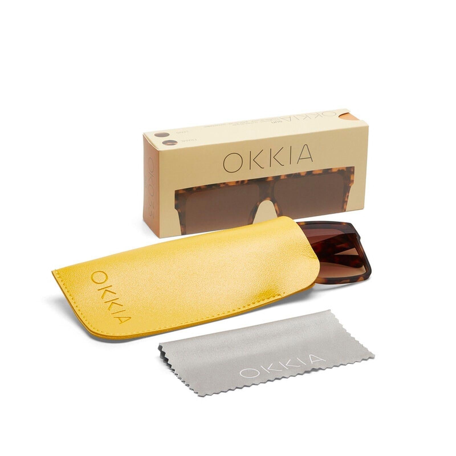Occhiale da sole Tokio<BR/> OK033CH MARRONE OKKIA 