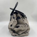 Borsa handbag paillettes - Ofelia 16252 BEIGENERO OFELIA 