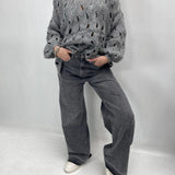 Maglia intrecciata JS376 GRIGIO OFELIA 