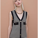 Abito in tricot a righe - Maite MS2616002 20N MAITE 