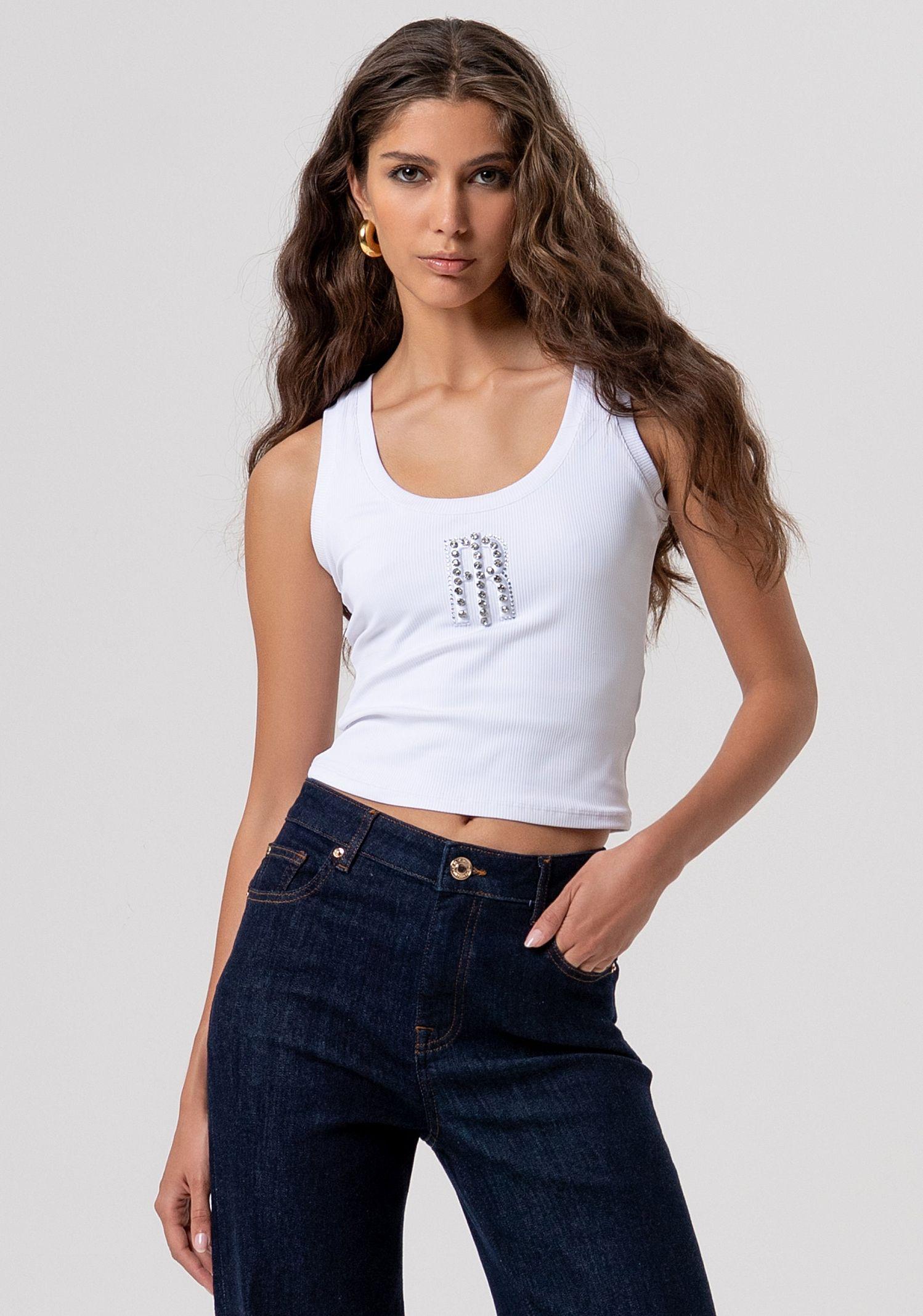 Jeans flare effetto push up FP26SV8050D46493 L23 FRACOMINA 