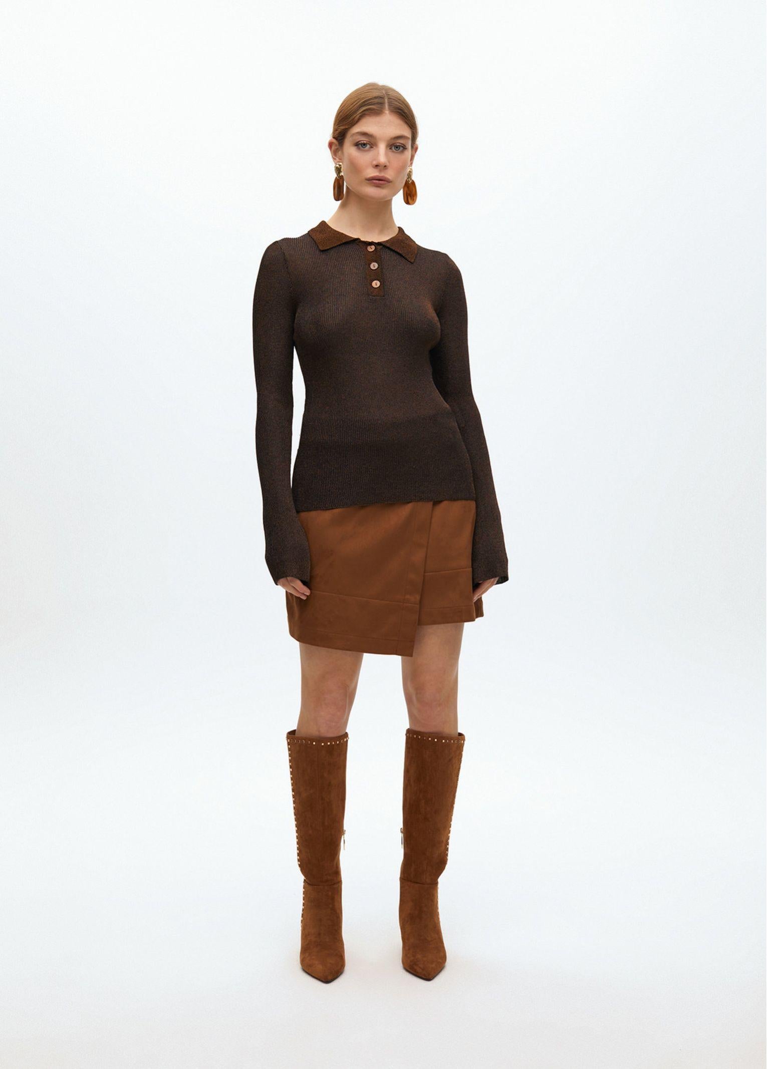 Maglia lurex brillante LF2511014 057 LOLA 