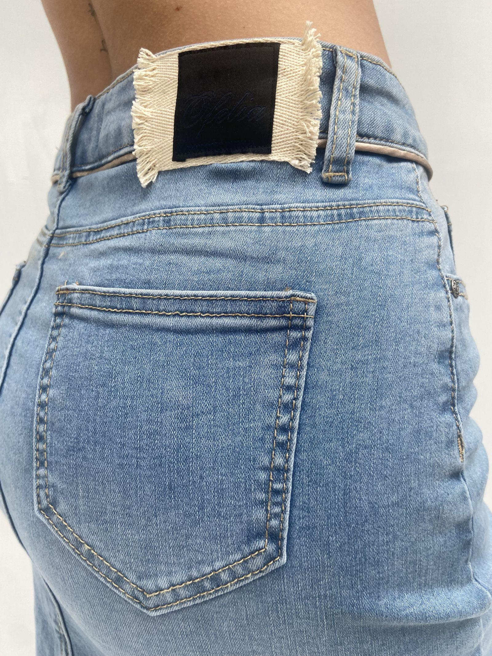 Gonna corta in denim 125104JC866 DENIM OFELIA 