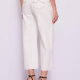 Jeans cropped in bull con catena