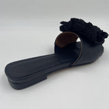 Sandalo ciabatta con fiore - Angel Alarcon 25082016J NERO ANGEL ALARCON 