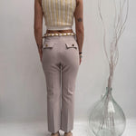 Top crop dettaglio lurex - Elisabetta Franchi TK36S51E2 DN4 ELISABETTA FRANCHI 