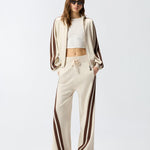 Pantaloni con bande 106335A34D C44 PINKO 