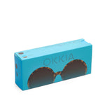 Occhiale da sole Round Monica OK014HB AZZURRO OKKIA 