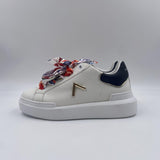 Sneakers con lacci in fantasia CKLD-CL10 BIANCONERO ED PARRISH 