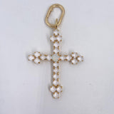 Ciondolo Croce Bizantina - Alevà BIZANTINA OROBIANCO ALEVA' 