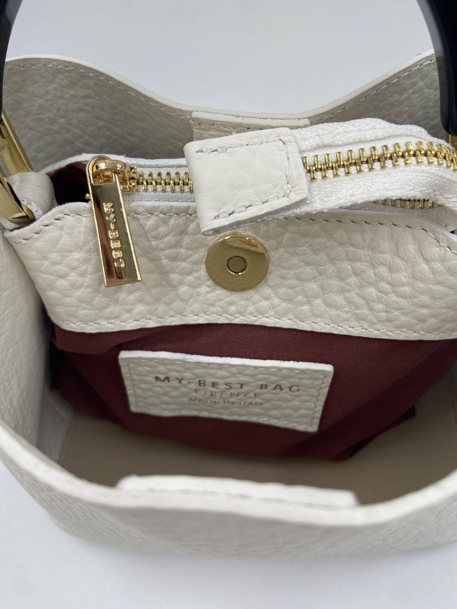 Borsa Ingrid secchiello - My Best Bag S1MYB2040 BIANCO MY BEST BAG 