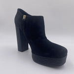 Tronchetto scamosciato con plateau - Lella Baldi LB645 NERO LELLA BALDI 