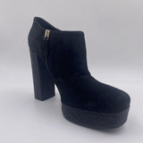Tronchetto scamosciato con plateau - Lella Baldi LB645 NERO LELLA BALDI 