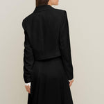 Giacca in crepe satin IESO07 D1 10 CARLA G. 