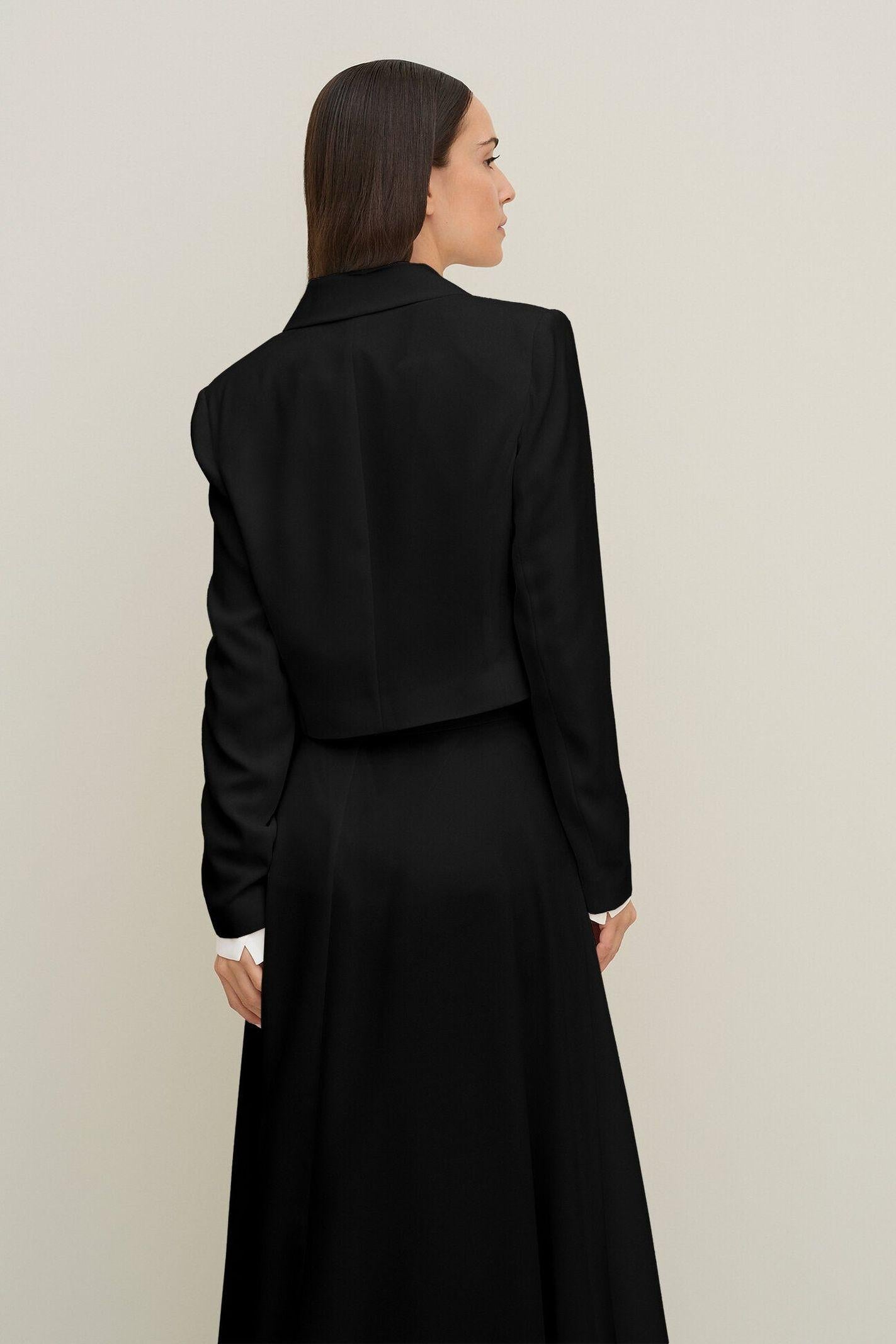 Giacca in crepe satin IESO07 D1 10 CARLA G. 