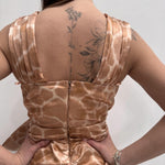 Abito con drappeggio e fiocco - Elisabetta Franchi AB11722E2 614 ELISABETTA FRANCHI 
