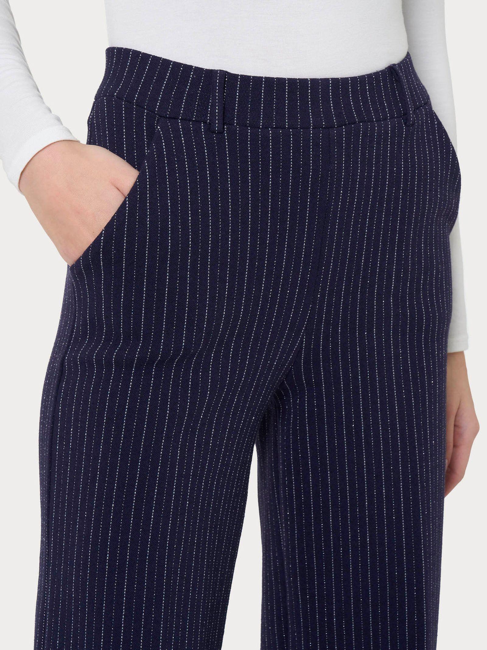 Pantalone gessato a palazzo DL69PA FW24 489MF RAGNO 
