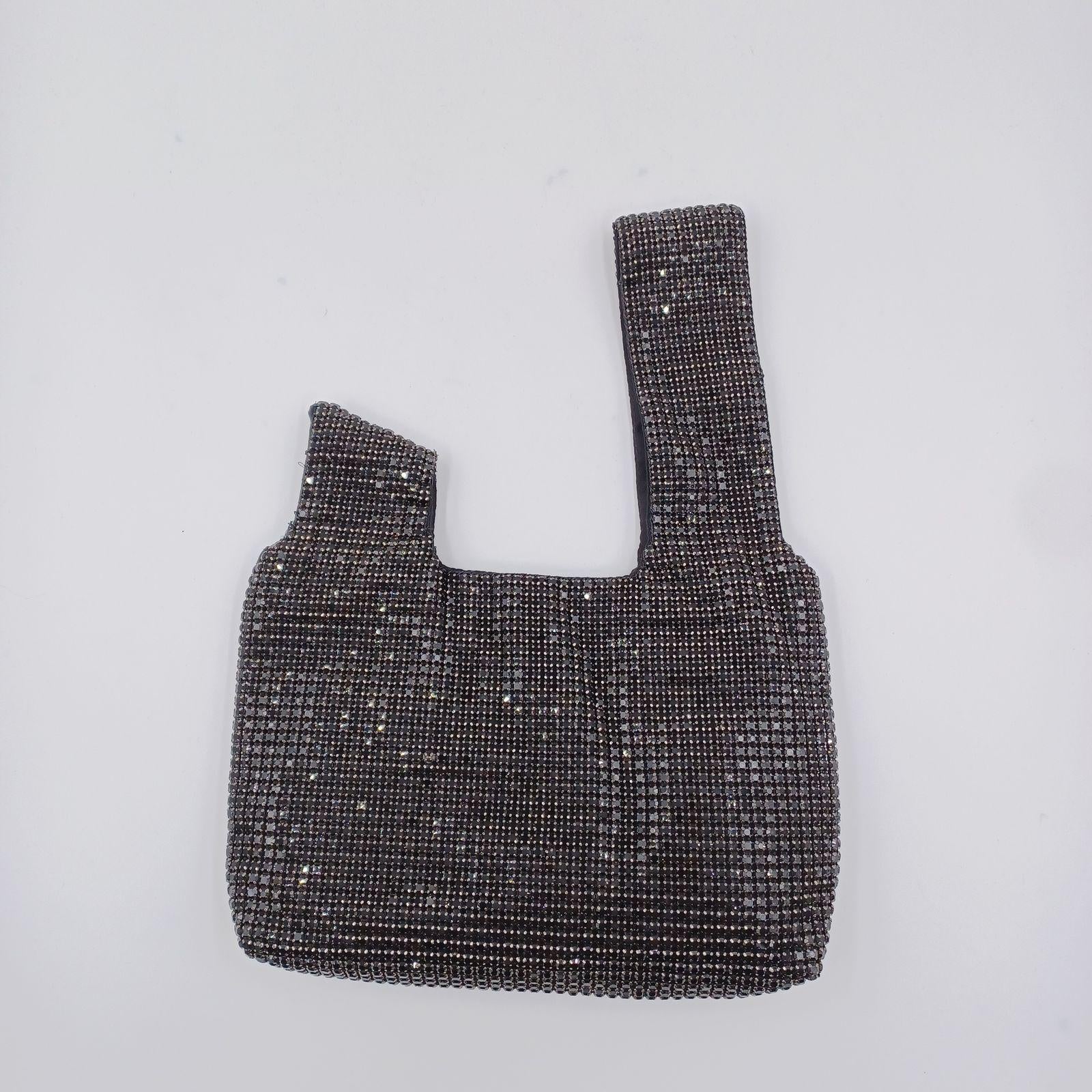 Borsetta in rete di strass MF2504016 00N MAITE 