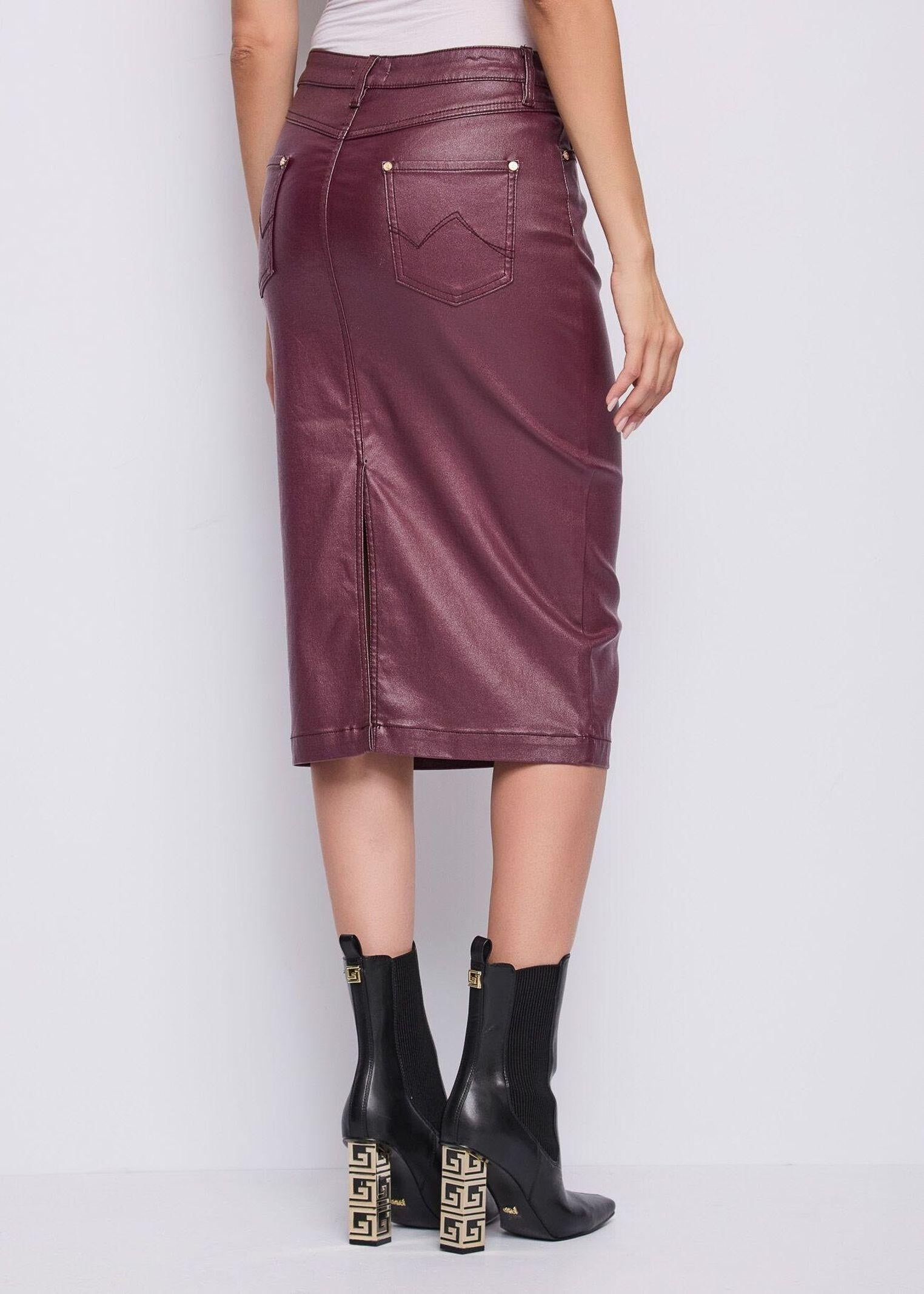 Gonna longuette con gioiello 521BD75002 2416 GAUDI' 