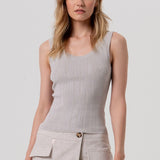 Top con strass FR26ST4005K524R9 251 FRACOMINA 