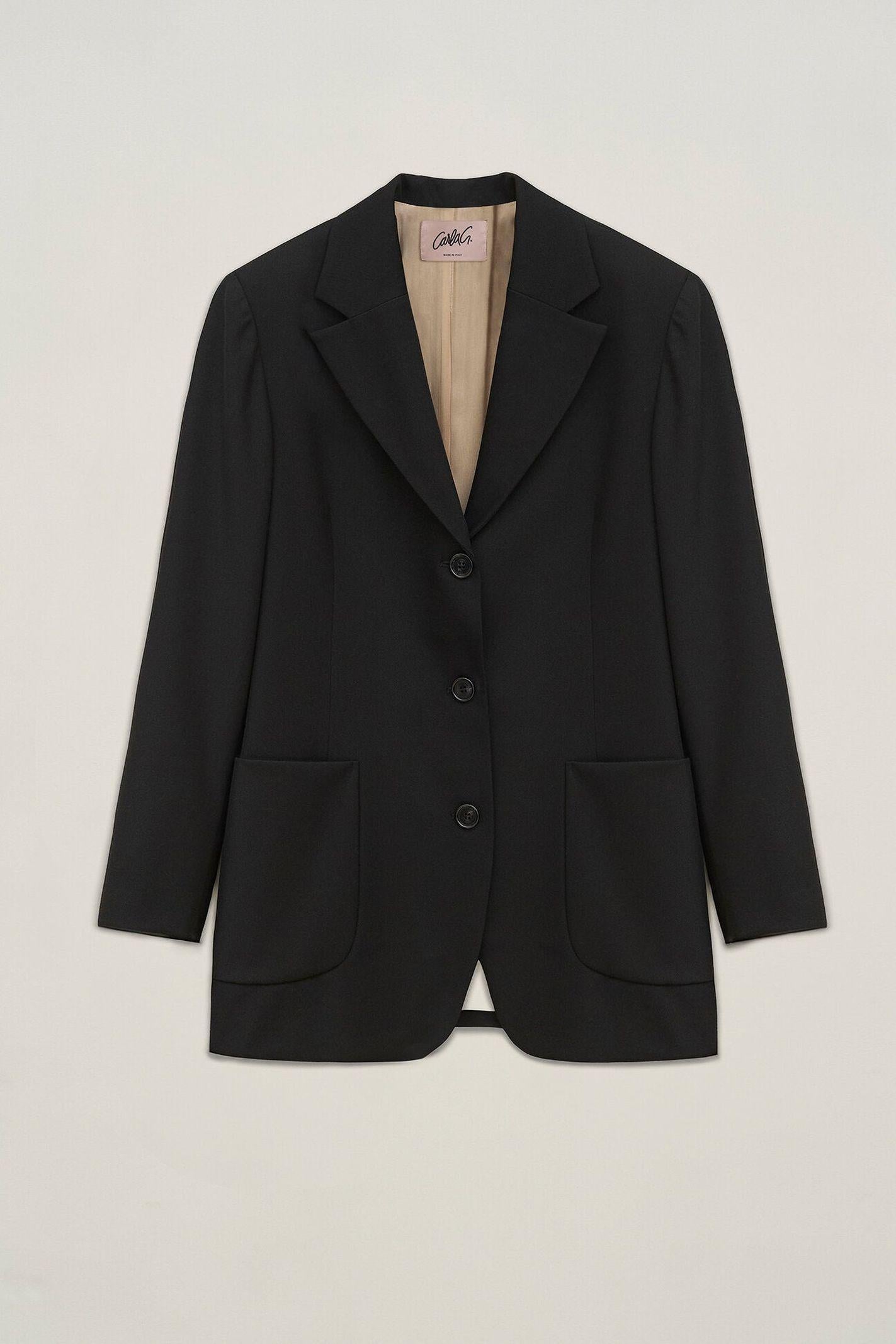 Giacca oversize in gabardina - Carla G INAF02 D1 10 CARLA G. 