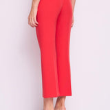 Pantalone senza tasche con piega