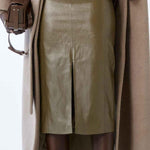 Gonna vita alta EFW250303 VERDEOLIVA ELEH 