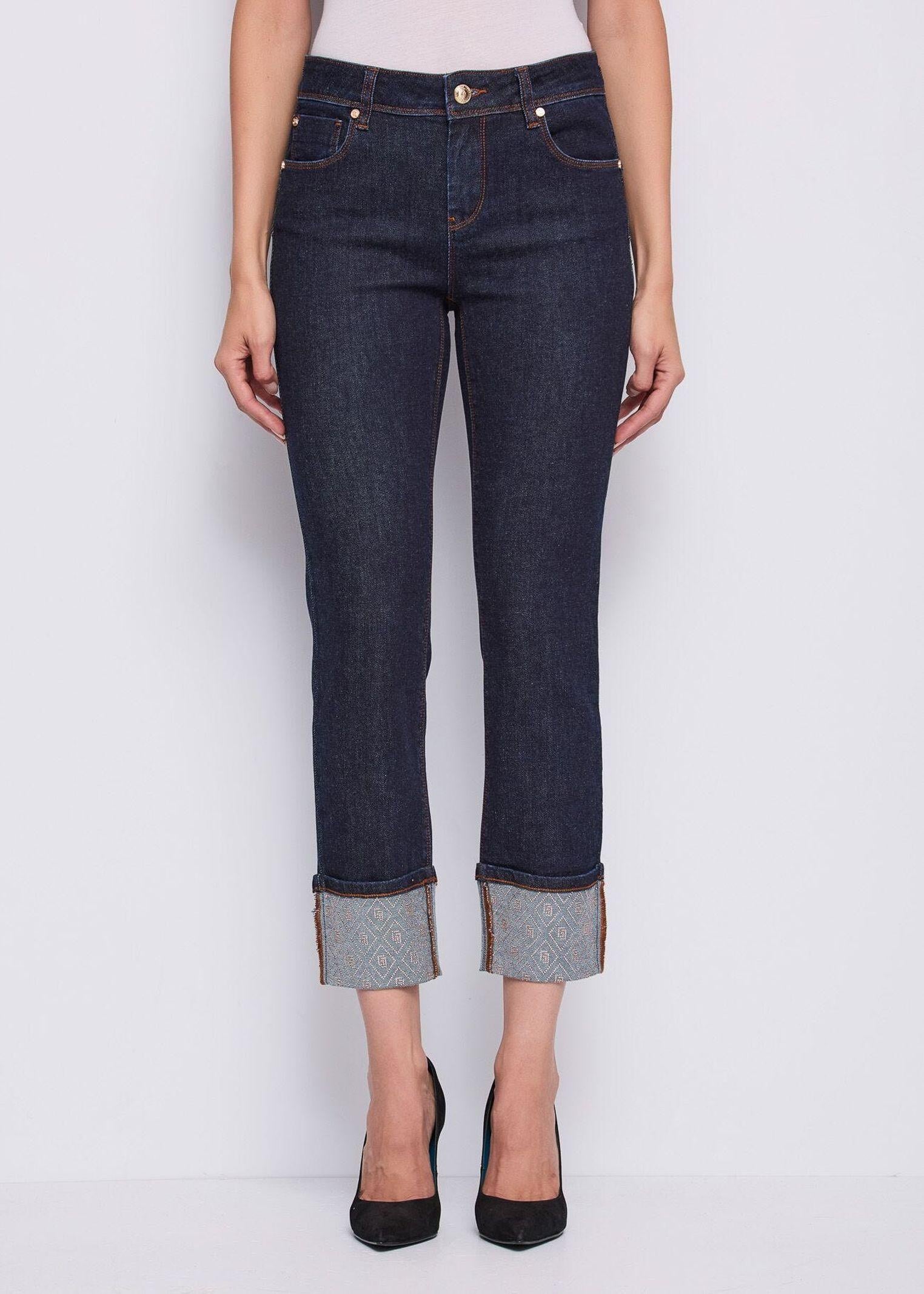 Jeans slim fit con risvolto 521BD26015 00 GAUDI' 