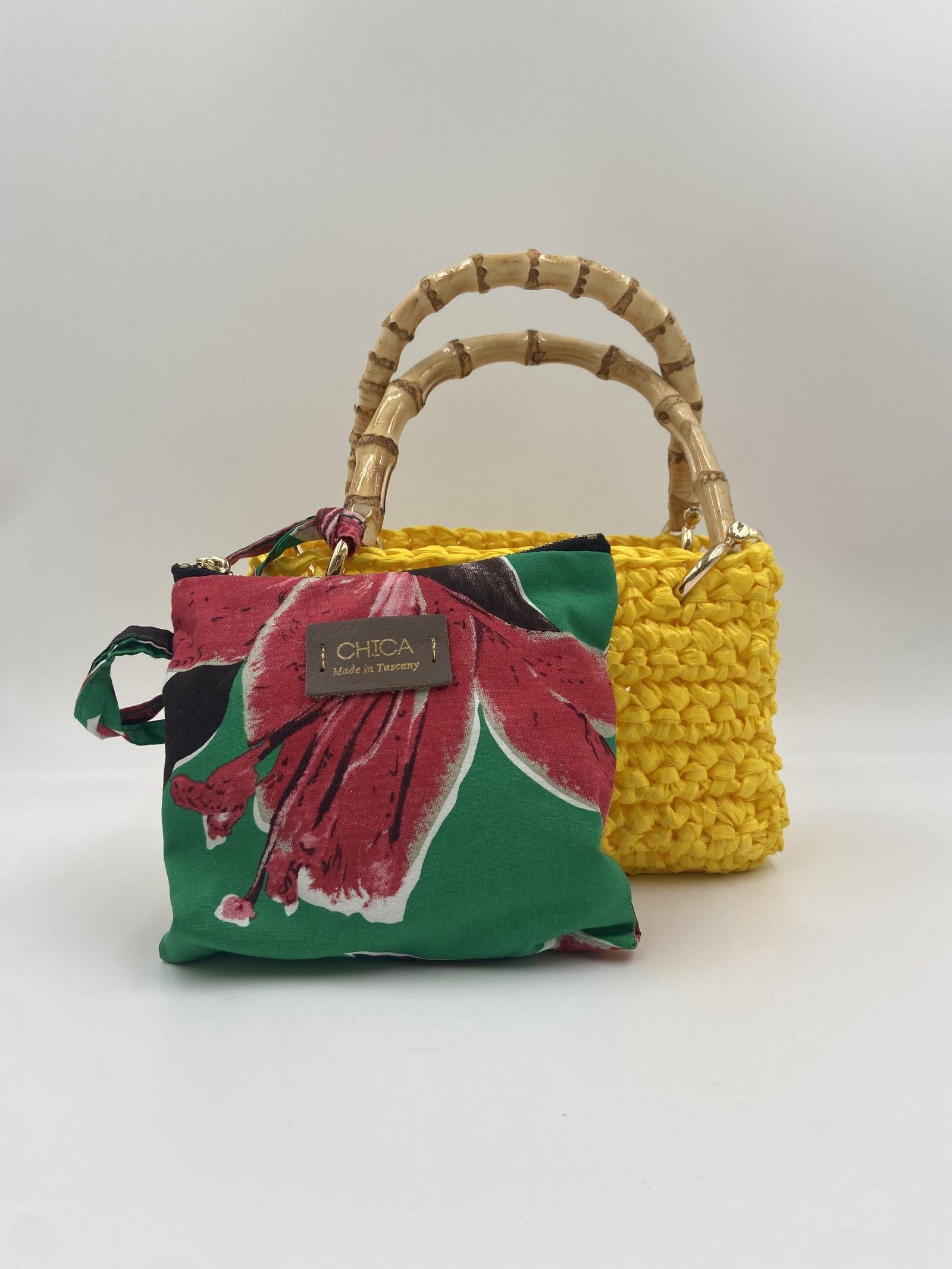 Borsa Meteora Chica Handmane METEORA SS23 GIALLO CHICA 