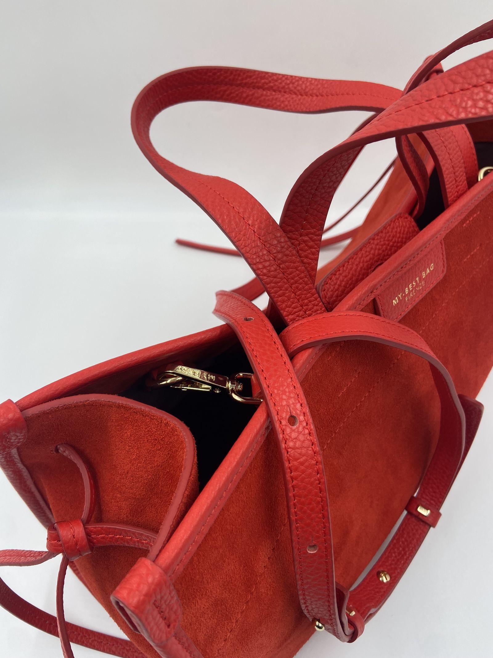 Borsa Diva scamosciata - My Best Bag S1MYB2034 SCARLETRED MY BEST BAG 