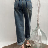 Jeans con dettagli - Ofelia LAF259 DENIM OFELIA 