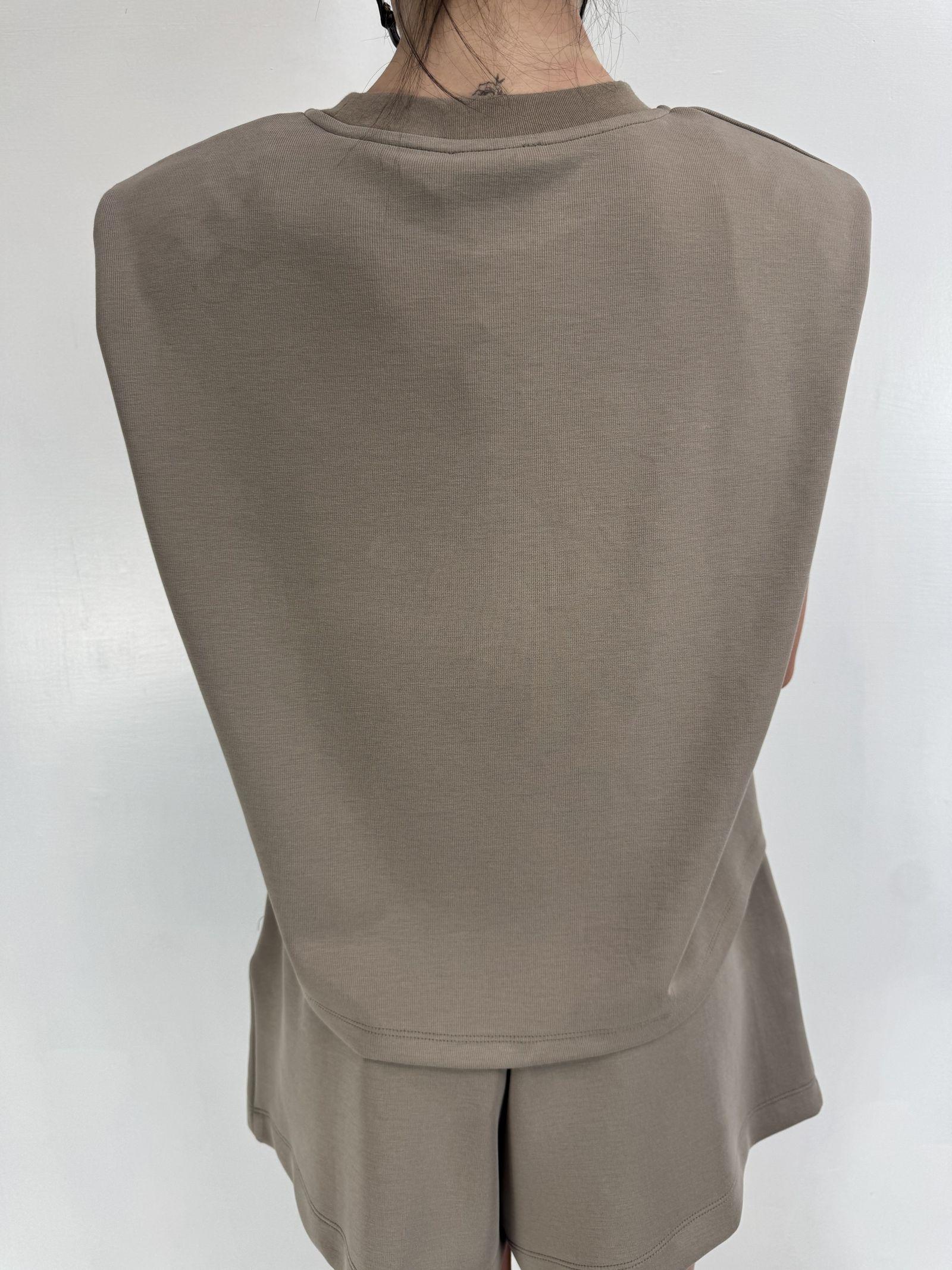 Top con spalline imbottite - Eleh SS260183 GRIGIOFANGO ELEH 