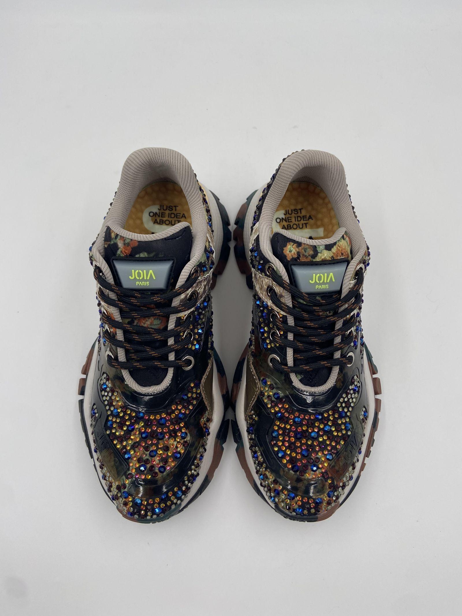 Sneakers Jewel nero e verde 2502070 NEROORO JOIAPARIS 