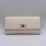 Baguette con tracolla e placca logo - Elisabetta Franchi BS32A51E2 193 ELISABETTA FRANCHI 