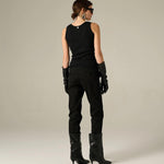 Canotta con micro paillettes Y234CU MA001 MANILA GRACE 