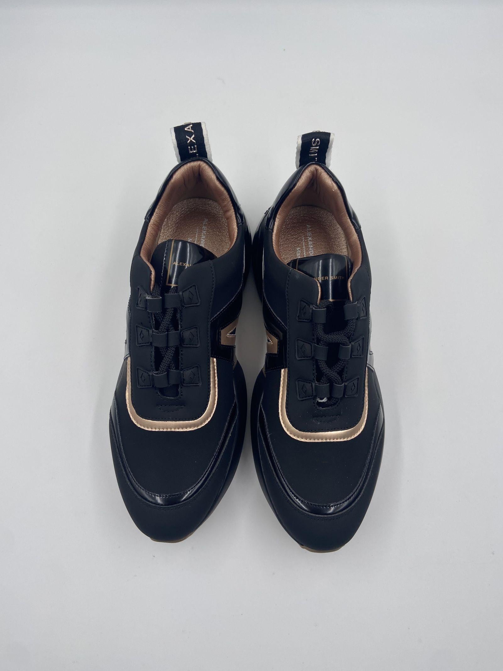 Sneakers Marble Woman Black ASBAMBW 1189 BLK NERO ALEXANDER SMITH 
