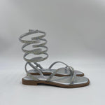 Sandalo Azaria con cinturino a spirale SMSAZARIA ARGENTO STEVE MADDEN 