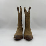 Stivaletto texano in camoscio