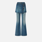 Jeans con minigonna rimovibile 105661A2U0 PJZ PINKO 