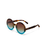 Occhiale da sole Round Monica OK014HB AZZURRO OKKIA 