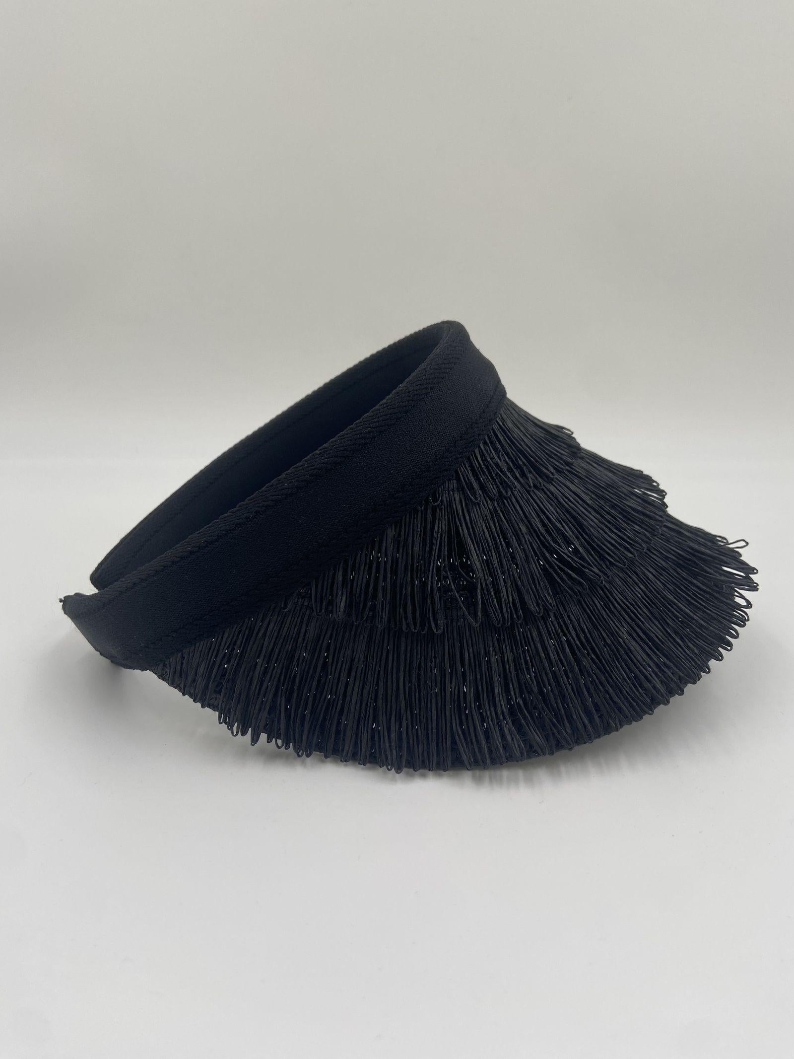 Visiera con frange - Ofelia YM0899 NERO OFELIA 