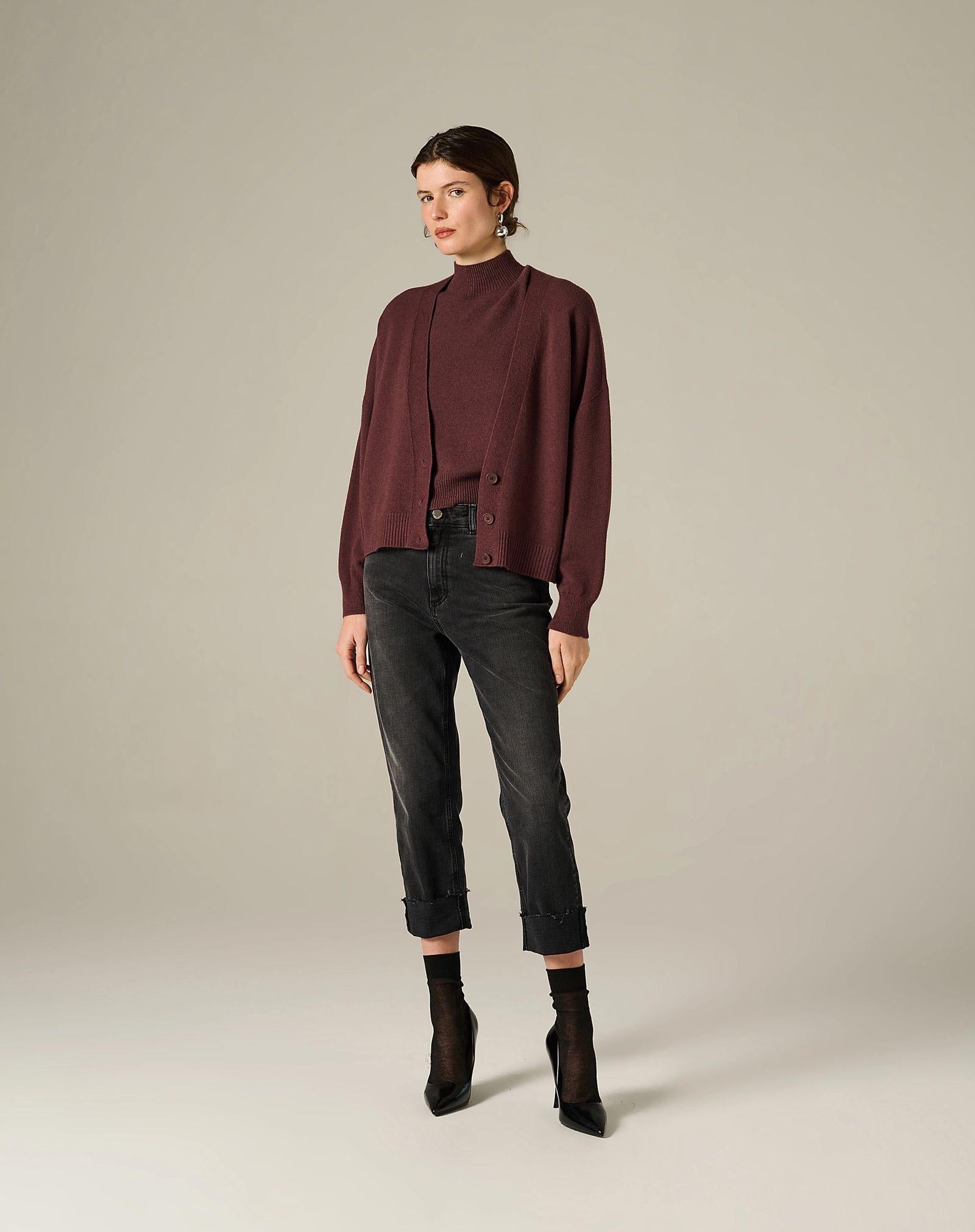 Cardigan con bottoni M440VU MA646 MANILA GRACE 