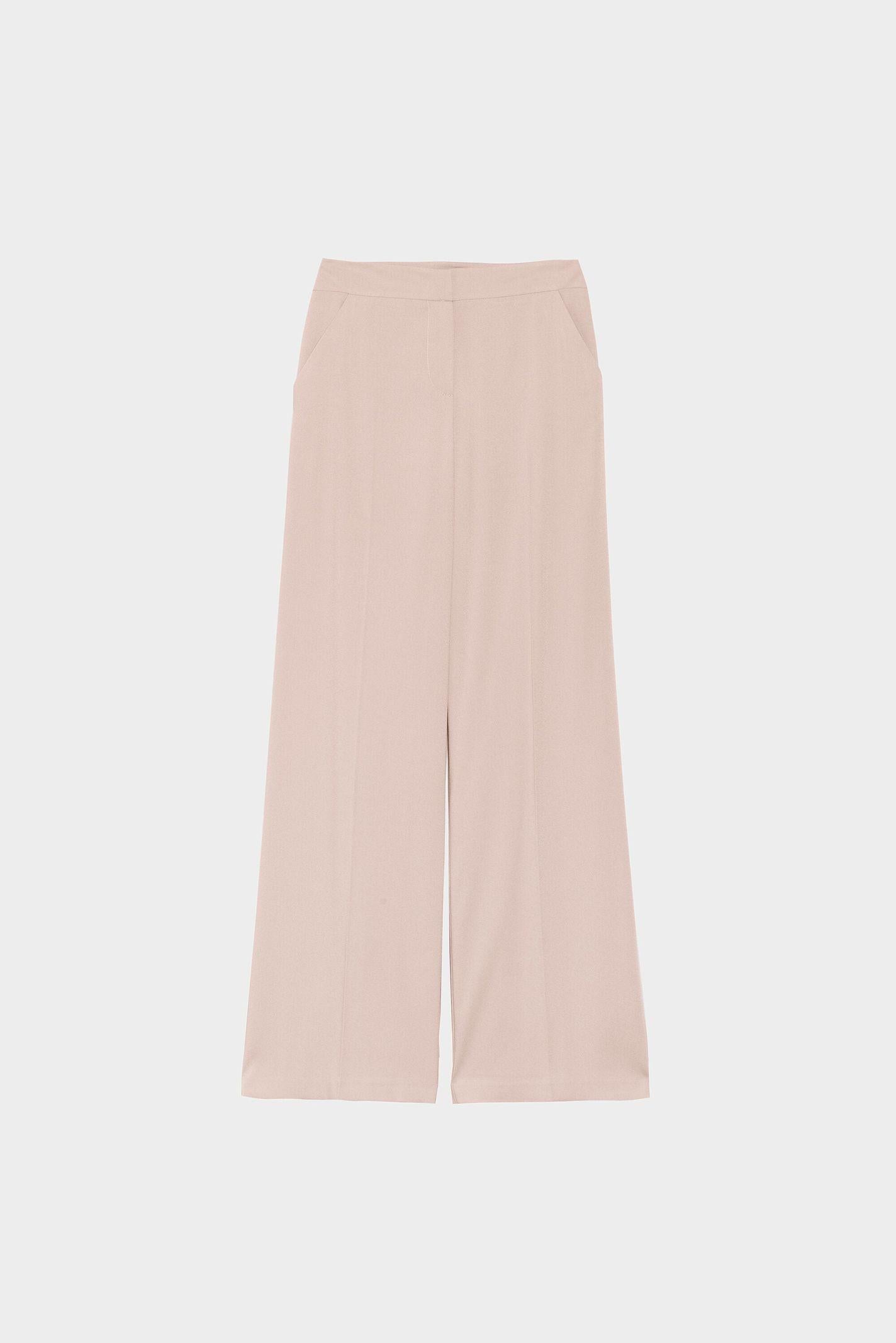 Pantalone largo in crepe di viscosa PEAB06D8 03 CARLA G. 