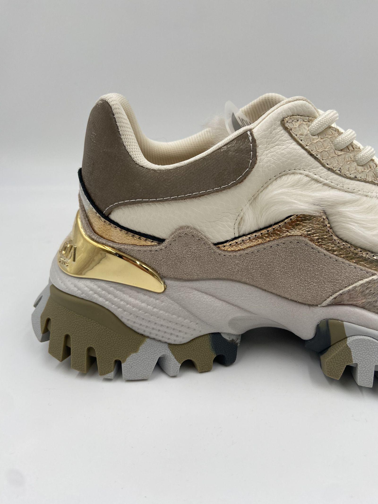 Sneakers Laugh bianco oro 2502067 BIANCOORO JOIAPARIS 